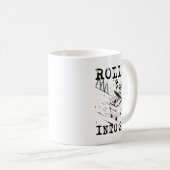 Mug Rollin’ Into 2026 Raccoon Dumpster Fire Funny New (Devant droit)