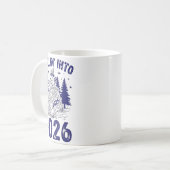 Mug Rollin Into 2026 Raccoon Funny Dumpster Fire 2025  (Devant gauche)