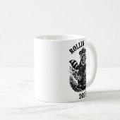 Mug Rollin Into 2026 Raccoon Funny Dumpster Fire 2025  (Devant droit)