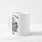 Mug Rollin Into 2026 Raccoon Funny Dumpster Fire 2025  (Devant gauche)