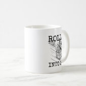 Mug Rollin’ Into 2026 Raccoon Funny New Year Raccoon T (Devant droit)