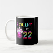 Mug Rollin Into 22 Bowling Anniversaire fête 22e anniv (Gauche)