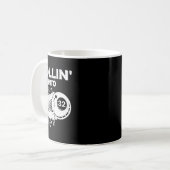 Mug Rollin Into 32 Billiards 32e Anniversaire Flaming (Devant gauche)
