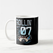 Mug Rollin' Into 7 Bowling Anniversaire 7e Bowler Anni (Gauche)