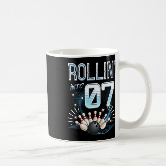 Mug Rollin' Into 7 Bowling Anniversaire 7e Bowler Anni (Droite)
