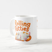 Mug Rolling Fatties Chat Funny Mignonne Amoureux des c (Devant gauche)