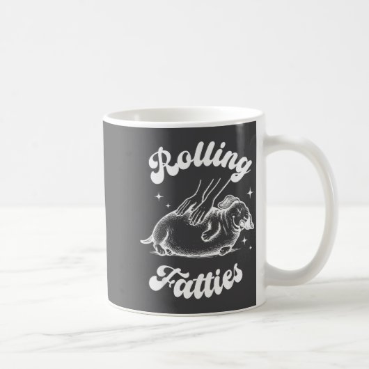 Mug Rolling Fatties Dog Dachshund Weed Wiener Dog Love (Droite)