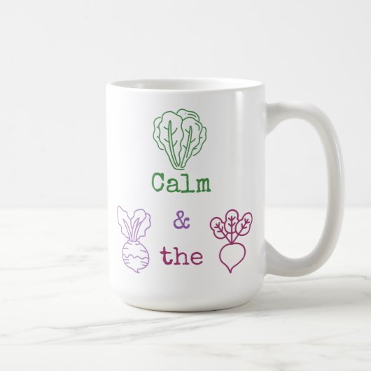 Mug Romaine Calme & Turnip la betterave (Droite)