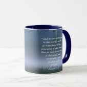 Mug Romains 12:2 (Devant droit)