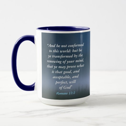 Mug Romains 12:2 (Gauche)