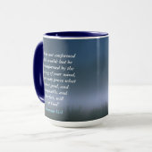 Mug Romains 12:2 (Devant gauche)