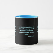 Mug Romains 15:5 KJV Bible Écriture Deux Tons (Centre)