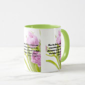 Mug Romains 15:5 KJV Bible Écriture Pic Deux Tons (Devant droit)
