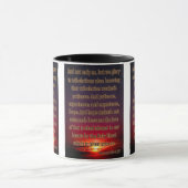 Mug Romains 5:3-5 KJV Bible Verse Pic Deux Tones (Centre)