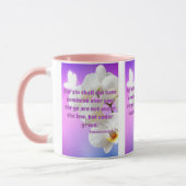 Mug Romains 6:14 KJV Bible Écriture Pic Deux Tons (Gauche)