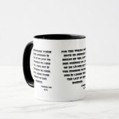 Mug Romains 7:2 KJV Bible Écriture Deux Tons (Devant gauche)