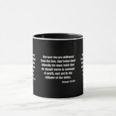Mug Romains 7:6 KJV Bible Verse Deux Tons (Centre)