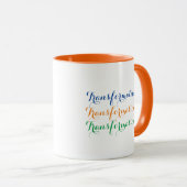 Mug Romains 8:28 Toutes Les Choses Travaillent Ensembl (Devant droit)