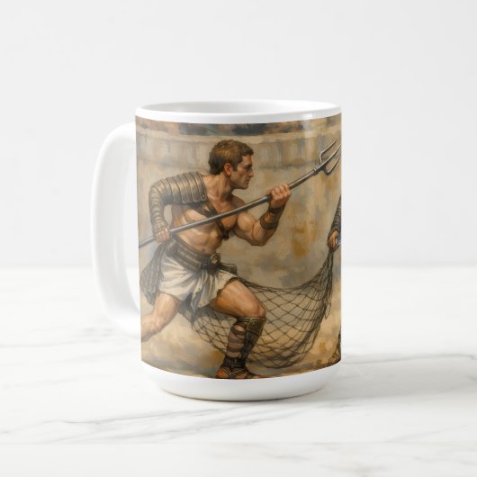 Mug Roman Gladiator fight Classical Art (Devant gauche)