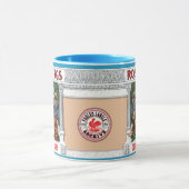 Mug Roman Kings Fabled Étiquette de café ・ Céramique 1 (Centre)