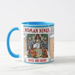 Mug Roman Kings Fabled Étiquette de café ・ Céramique 1