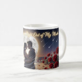 Mug Romance au Clair de Lune Mots Ténus (Devant droit)