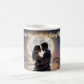 Mug Romance au Clair de Lune Mots Ténus (Centre)