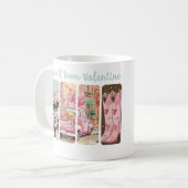 Mug Romance de Saint Valentin avec Schnauzer miniature (Devant gauche)