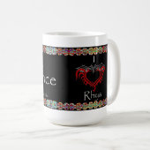 Mug Romance en pierre - amour Rhys d'I (Devant droit)