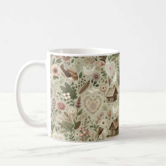 Mug Romance intemporelle : un classique de la Saint-Va (Gauche)