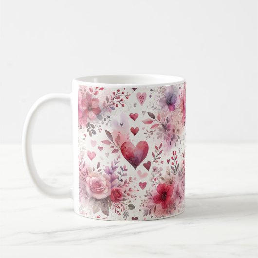 Mug Romance intemporelle : un classique de la Saint-Va (Gauche)