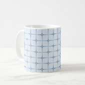 Mug Romance Rétro, Bleu (Devant gauche)