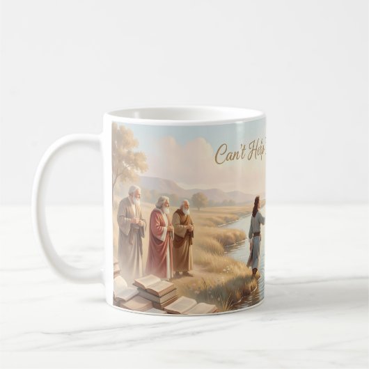 Mug Romance sacré au bord de la mer dorée (Gauche)