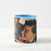 Mug Romance vintage, amour du lycée en amour (Centre)