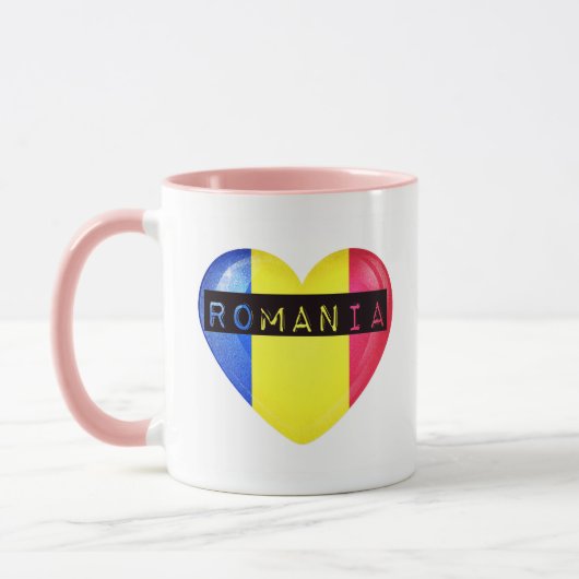 Mug Romania Heart (Gauche)