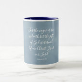 Mug Romans 6:23 Conversation biblique personnalisable (Centre)