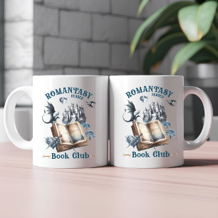 Mug Romantasy Reader Dragon Book Club Castle