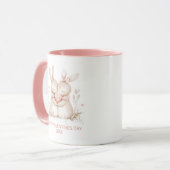Mug Romantic Bunny Couple Personalized Valentines Day (Devant gauche)