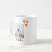 Mug Romantic Eiffel Tower Paris Photo Template Anniver (Devant gauche)