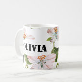 Mug Romantic flowers blooming garden (Devant gauche)