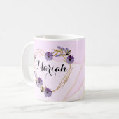 Mug Romantic pink abstract  (Devant gauche)