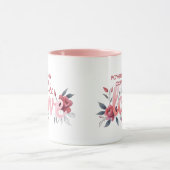 Mug Romantic Pink Floral Botanical Love Coffee (Centre)