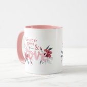Mug Romantic Pink Floral Botanical Love Coffee (Devant gauche)