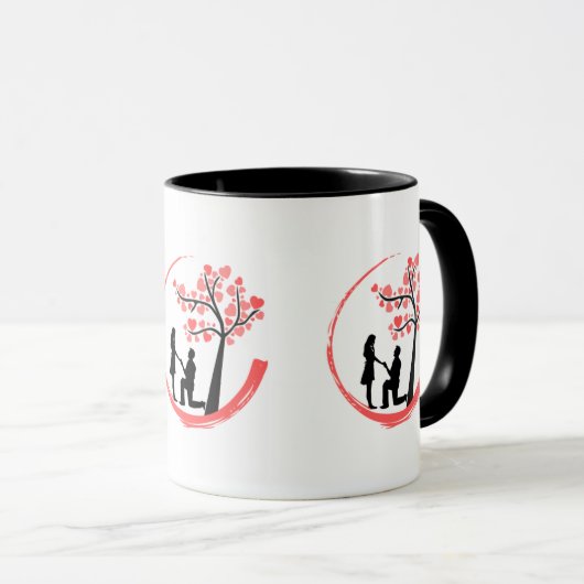 Mug Romantic Proposal Moment (Devant droit)