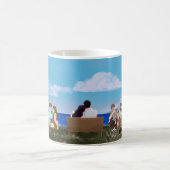 Mug Romantic Seaside Couple Illustration (Centre)