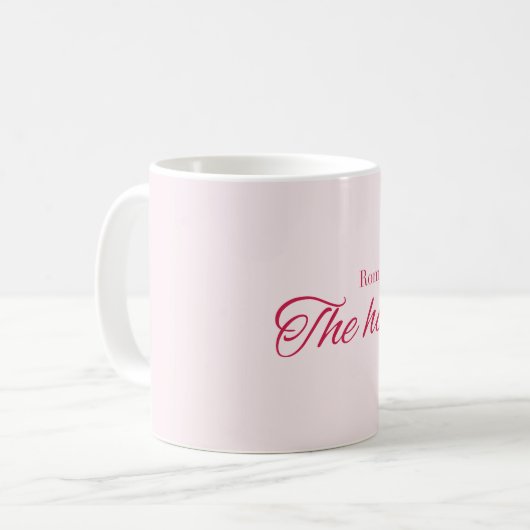Mug Romantic standards:  The hand flex  (Devant gauche)