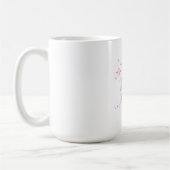 Mug Romantic Valentine Art with Pink Heart Glow (Gauche)