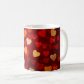 Mug Romantic Valentine Heart Pattern (Devant droit)