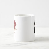 Mug Romantic Wine Red Heart Angel Bow & Arrow Love (Centre)