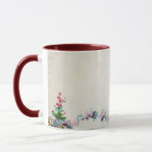 Mug ROMANTICA Bleu rose Bleu Mariage Floral (Gauche)
